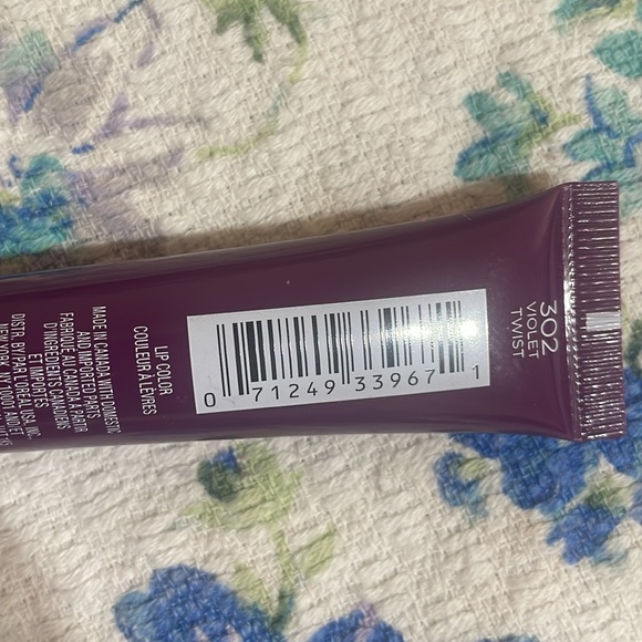 BN 3 pcs Loreal Infallible lip paints with brush applicator #302 Violet Twist - Picture 5 of 5